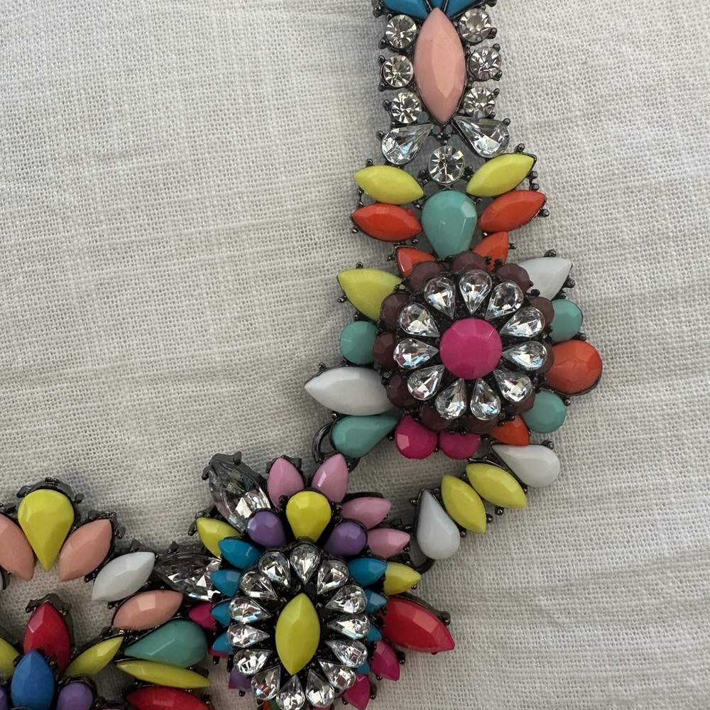 Eye Candy La Multicolored Statement Necklace - image 3
